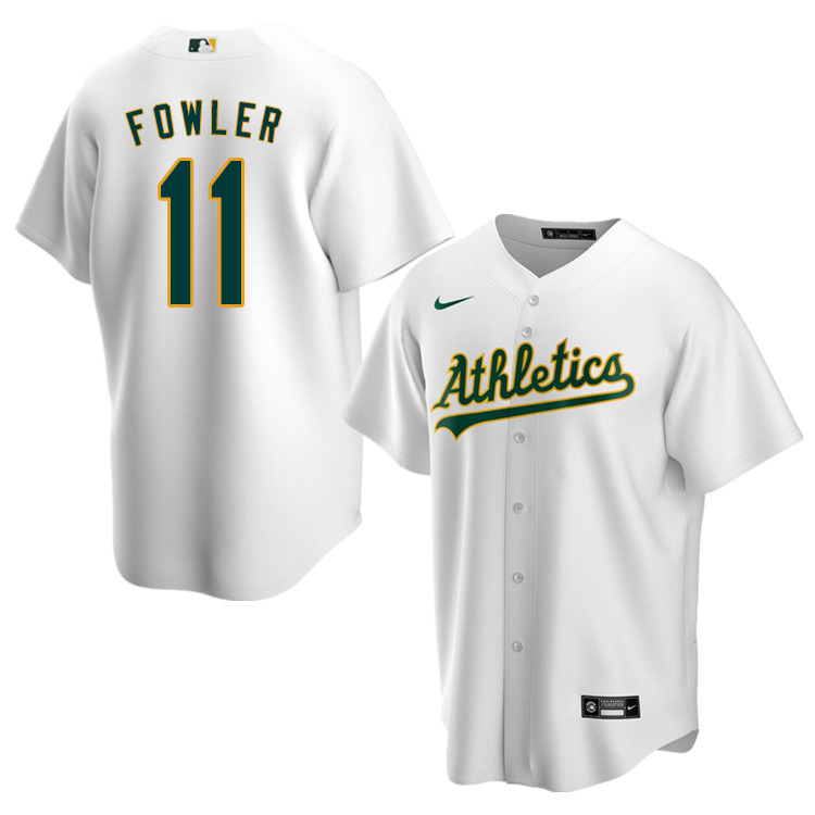 Nike Men #11 Dustin Fowler Oakland Athletics Baseball Jerseys Sale-White